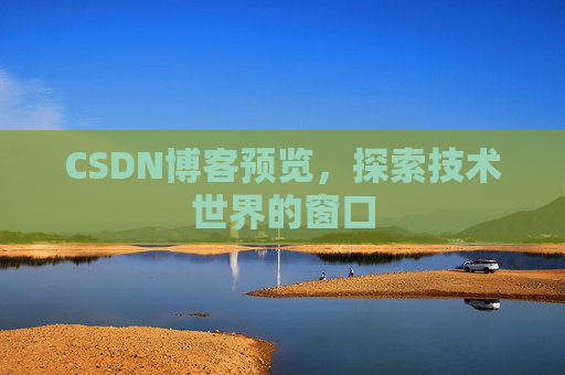 CSDN博客预览，探索技术世界的窗口